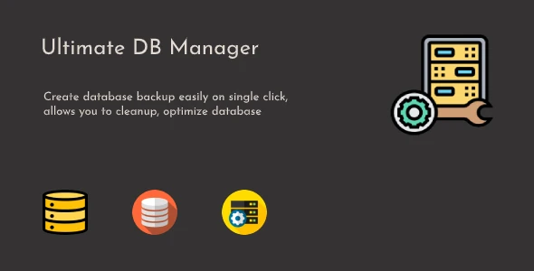Ultimate DB Manager – WordPress Database Backup, Cleanup & Optimize Plugin